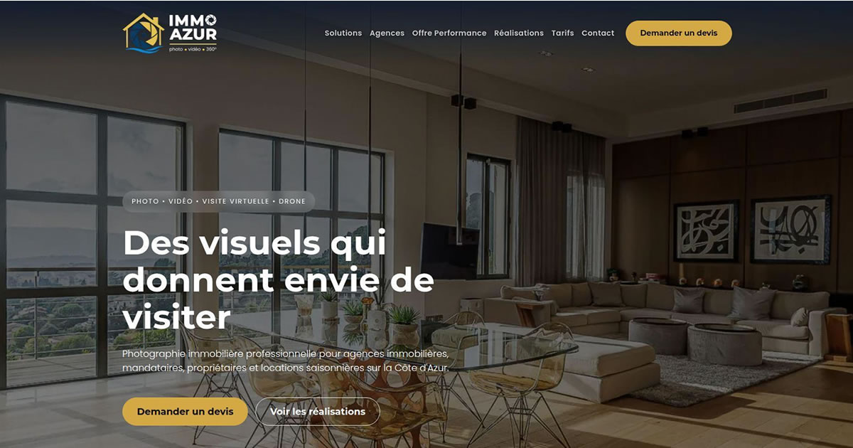 Aperçu du projet Immo Azur Photo