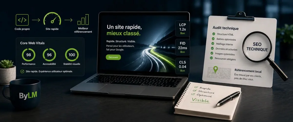 Illustration SEO et performance ByLM